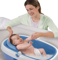 Как купать младенца