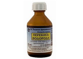 лечение геморроя перекисью водорода