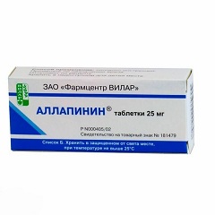 Антиаритмический препарат Аллапинин