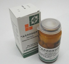 Желчегонный препарат Аллохол