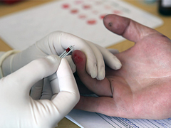 Анализ крови из пальца