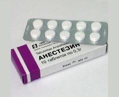 Анестезин в таблетках