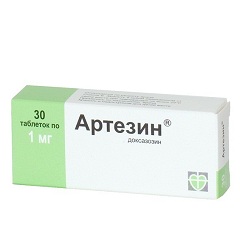Таблетки Артезин в дозировке 1 мг