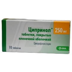 Ципринол в таблетках 250 мг