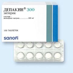 Депакин в дозировке 300 мг
