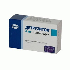 Таблетки Детрузитол 4 мг