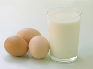 яйца, молоко