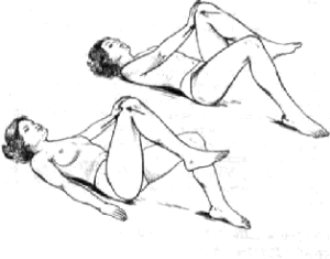 упражнения при поясничном остеохондрозе лежа на спине