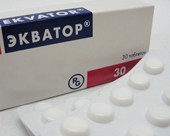 Таблетки Экватор в дозировке 30 мг