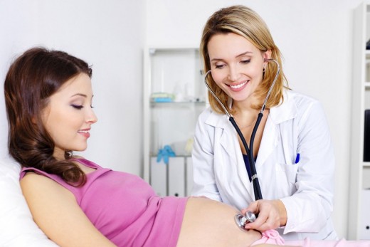Беременная у гинеколога