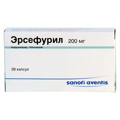 Капсулы Эрсефурил 200 мг
