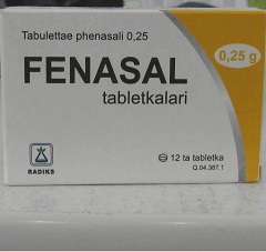 Форма выпуска Фенасала - таблетки