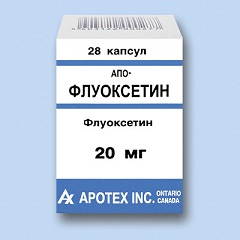 Таблетки Флуоксетин в дозировке 20 мг