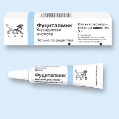 Глазные капли Фуциталмик