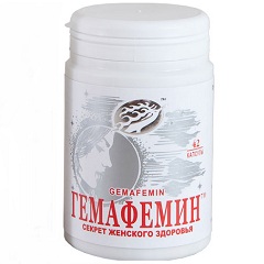 Форма выпуска Гемафемина - капсулы