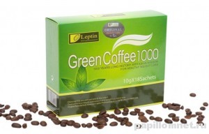 Фото упаковки зеленого кофе с имбирем