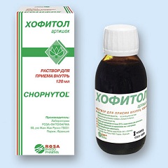 Хофитол в форме раствора для приема внутрь