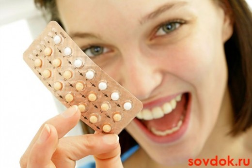 Приём гормональных контрацептивов