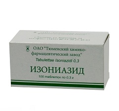 Противотуберкулезный препарат Изониазид в форме таблеток