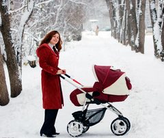 Как гулять с новорожденным зимой?
