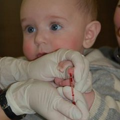 Сдать анализ крови ребенку до года