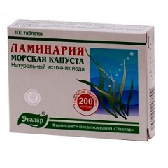 Морская капуста в таблетках