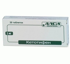 Противоаллергические таблетки Кетотифен