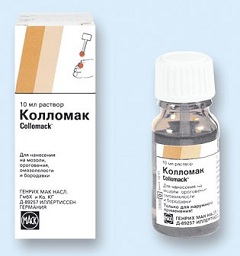 Протвовоспалительный препарат Колломак в форме раствора