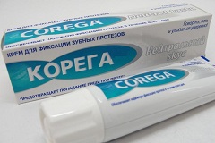 Крем для фиксации зубных протезов Корега