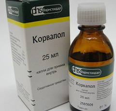 Седативный препарат Корвалол в каплях