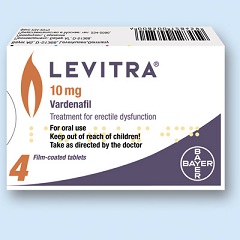 Таблетки Левитра 10 мг