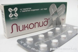 Фотография упаковки лекарства Ликопид