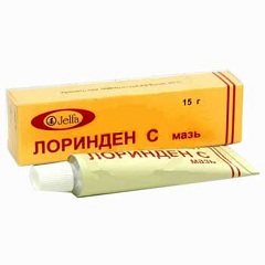 Форма выпуска Лориндена С - мазь