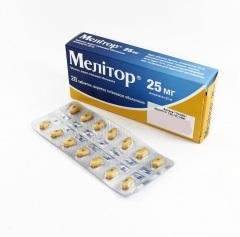 Лекарственная форма Мелитора - таблетки 25 мг