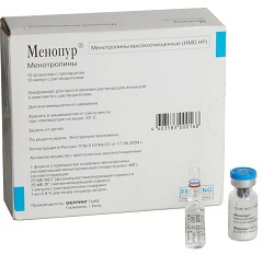 Менопур в виде лиофилизата для приготовления раствора для инъекций