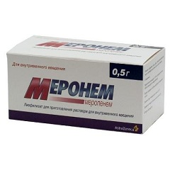 Антибиотик Меронем для внутривенного введения