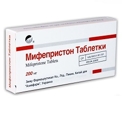 Таблетки Мифепристон 200 мг