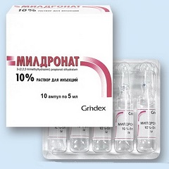 10% раствор для инъекций Милдронат