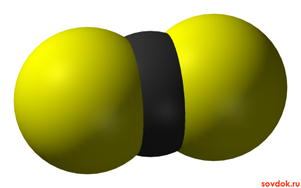 молекула сероуглерода