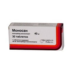 Таблетки Моносан 40 мг