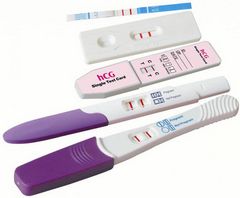 Тест на беременность при месячных