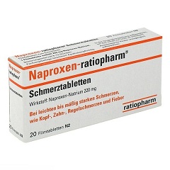 Противовоспалительный препарат Напроксен в таблетках