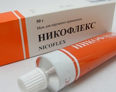Форма выпуска Никофлекса - мазь для наружного применения