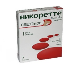 Пластырь Никоретте в дозировке 15 мг/16 часов