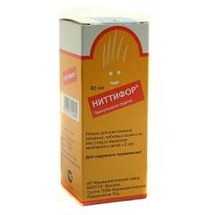 Противопедикулезный раствор Ниттифор для наружного применения