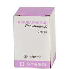 Новокаинамид в таблетках 250 мг