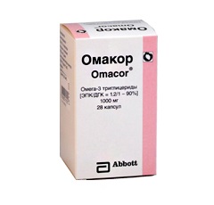 Гиполипидемический препарат Омакор