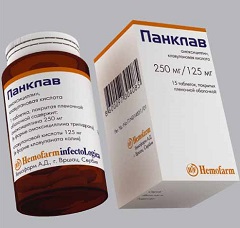 Таблетки Панклав 250 мг/125 мг