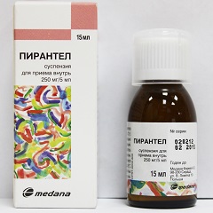 Суспензия Пирантел 250 мг/5 мл