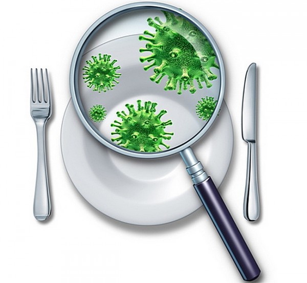 Микробы на посуде